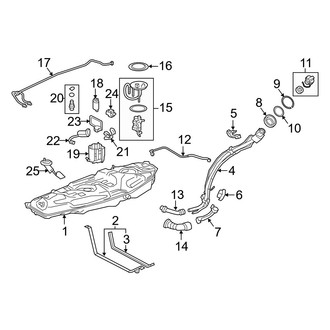 Lexus OE - Fuel System Components