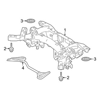 Lexus OE - Rear Suspension - Suspension Mounting (FWD)
