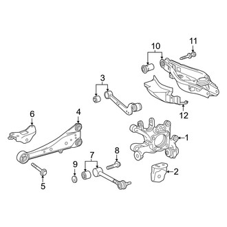 Lexus OE - Rear Suspension - Suspension Components
