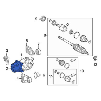Lexus OE - Rear AWD Coupling Unit
