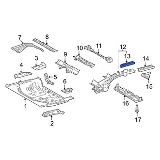 Lexus OE - Front Left Outer Frame Side Member