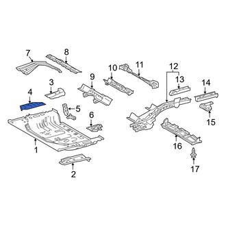 Lexus OE - Rear Right Floor Extension