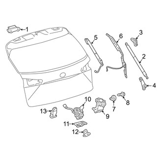 Lexus OE - Lift Gate - Lock & Hardware