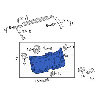 Lexus OE - Rear Lower Liftgate Trim