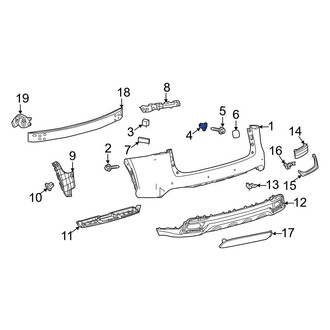 Lexus OE - Bumper Cover Nut