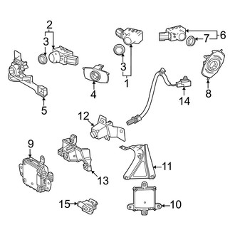 Lexus OE - Front Bumper & Grille - Electrical Components (Base)
