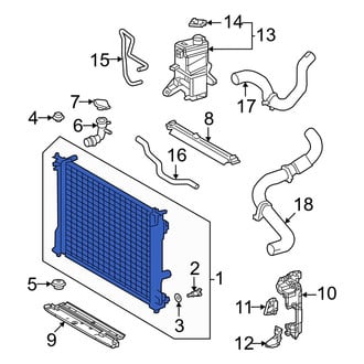Lexus OE - Radiator
