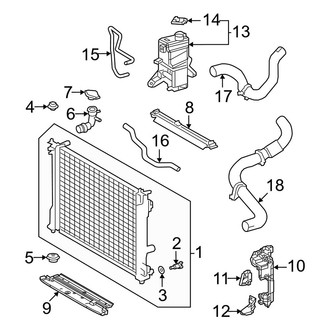 Lexus OE - Cooling - Radiator & Components