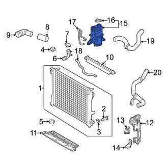 Lexus OE - Engine Coolant Reservoir