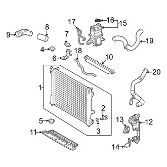 Lexus OE - Engine Coolant Reservoir Cap