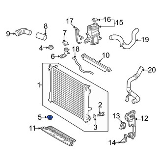 Lexus OE - Lower Radiator Insulator