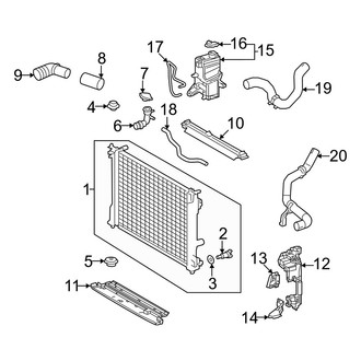 Lexus OE - Cooling - Radiator & Components