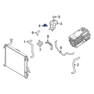 Lexus OE - Drive Motor Inverter Coolant Reservoir Bracket