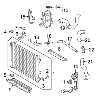 Lexus OE - Engine Coolant Reservoir Cap