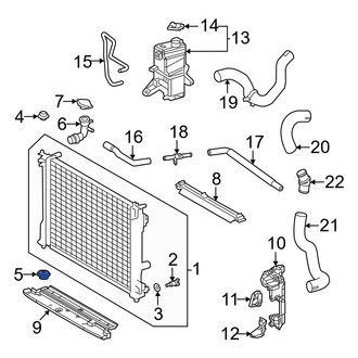 Lexus OE - Lower Radiator Insulator