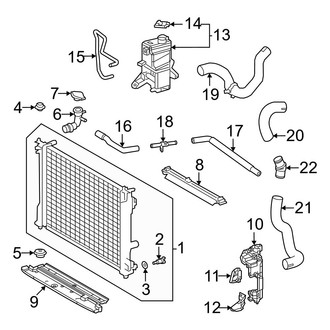 Lexus OE - Cooling - Radiator & Components