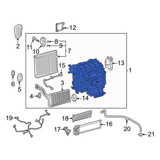 Lexus OE - HVAC Unit Case Assembly
