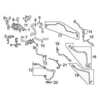 Lexus OE - Air Conditioner & Heater - Auxiliary A/C & Heater Unit (Auxiliary, Heater & Pump)