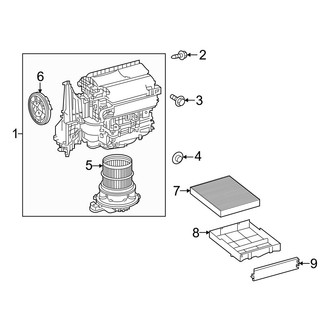 Lexus OE - Air Conditioner & Heater - Blower Motor & Fan (F Sport Handling / Luxury / Premium)