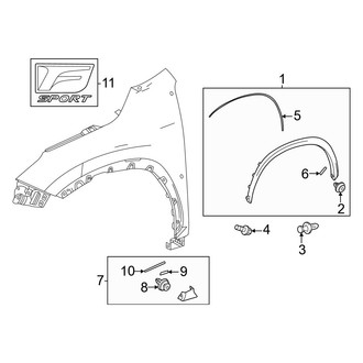 Lexus OE - Fender - Exterior Trim