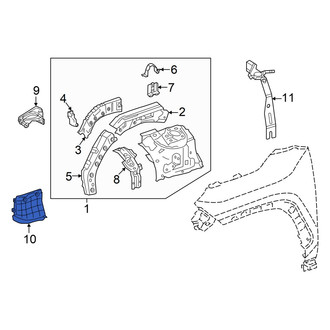Lexus OE - Front Right Mud Guard