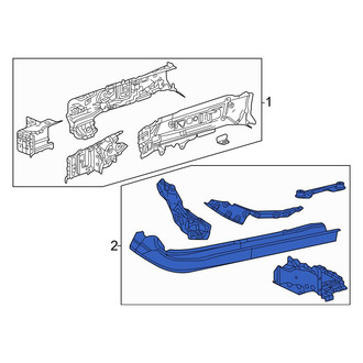 Lexus OE - Front Left Floor Side Rail