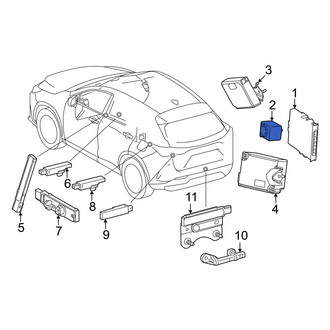 Lexus OE - Anti-Theft Alarm Siren