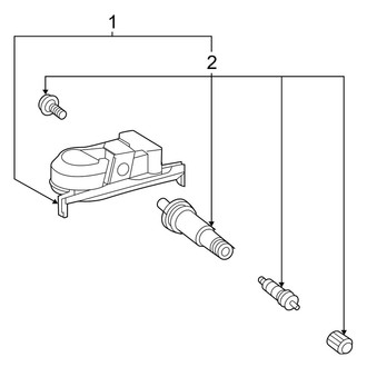Lexus OE - Electrical - Tire Pressure Monitor Components