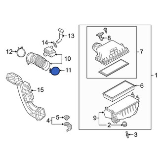 Lexus OE - Engine Air Duct Clamp