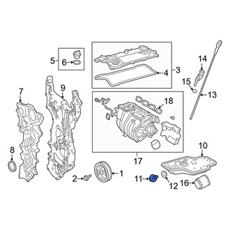 Lexus OE - Engine Oil Drain Plug