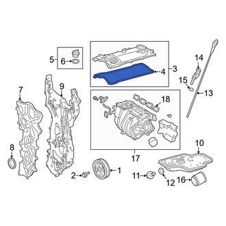 Lexus OE - Engine Valve Cover Gasket