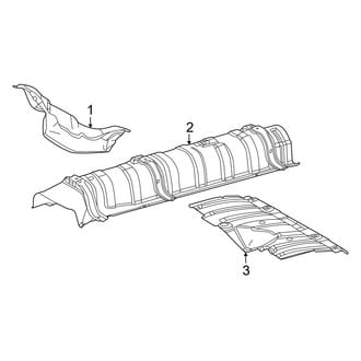 Lexus OE - Exhaust System - Heat Shields