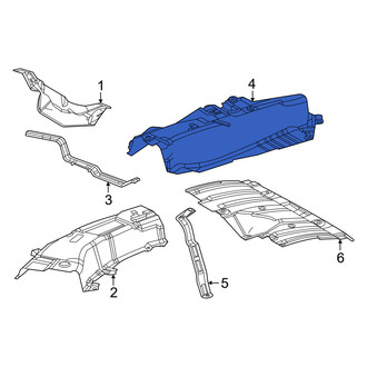 Lexus OE - Center Front Floor Pan Heat Shield