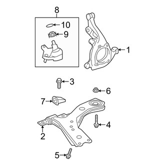 Lexus OE - Front Suspension - Suspension Components