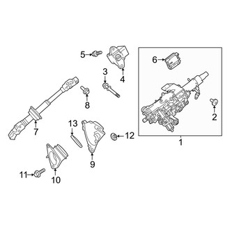 Lexus OE - Steering Column Assembly (Power Tilt/Telescoping)