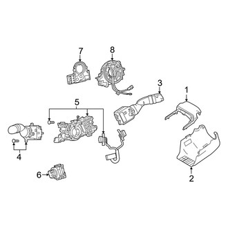 Lexus OE - Steering Column - Shroud, Switches & Levers