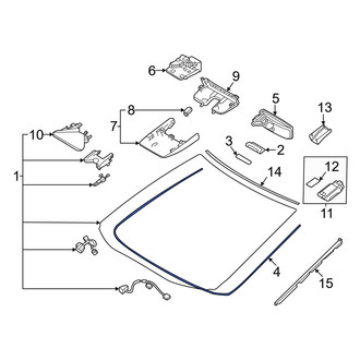 Lexus OE - Windshield Insulator