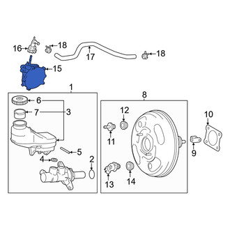 Lexus OE - Power Brake Booster Vacuum Pump