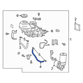 Lexus OE - Front Left Brake Hydraulic Hose