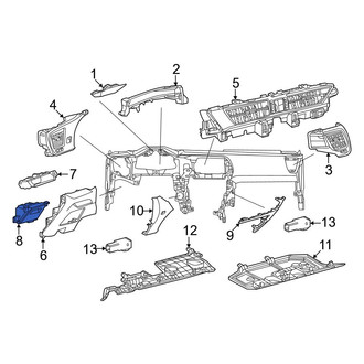Lexus OE - Instrument Panel Storage Compartment