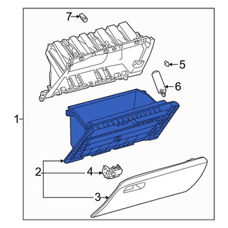 Lexus OE - Front Glove Box