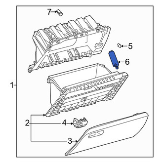 Lexus OE - Glove Box Support