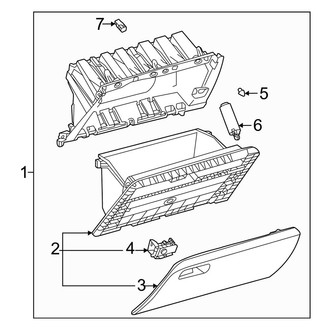 Lexus OE - Instrument Panel - Glove Box