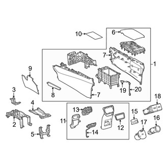 Lexus OE - Center Console (Console & Components)