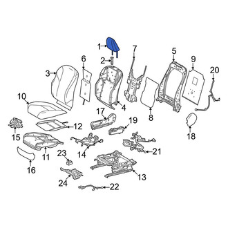 Lexus OE - Front Left Headrest
