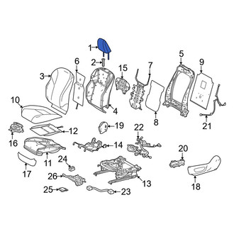 Lexus OE - Front Right Headrest