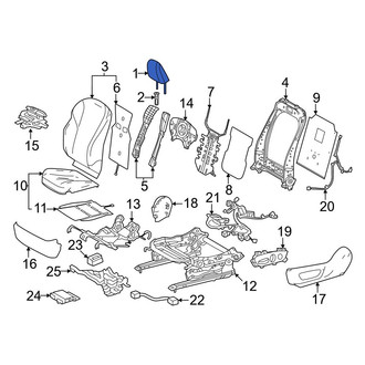 Lexus OE - Rear Left Headrest
