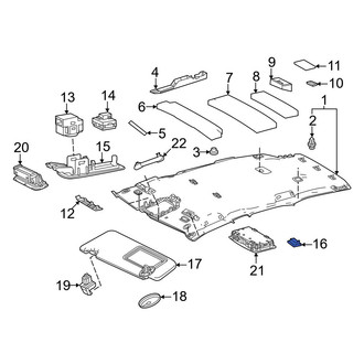 Lexus OE - Rear Navigation Microphone Cap