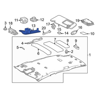 Lexus OE - Front Navigation Microphone Cap