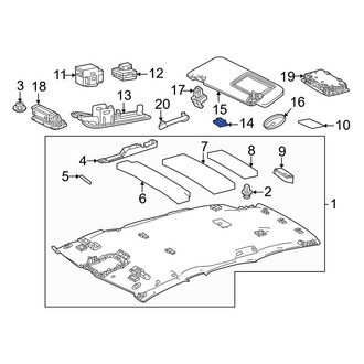 Lexus OE - Rear Navigation Microphone Cap